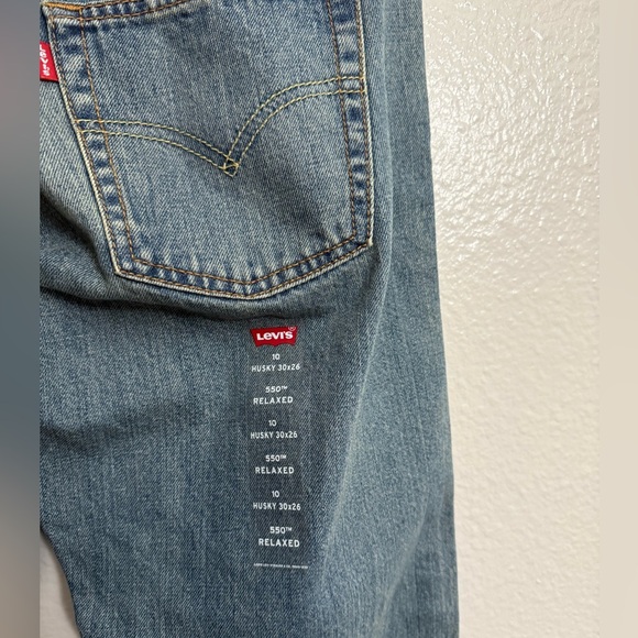 Levi’s 550 Relaxed Tapered Husky Boy Jeans - Picture 3 of 7